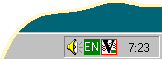 [WinVNC tray icon]